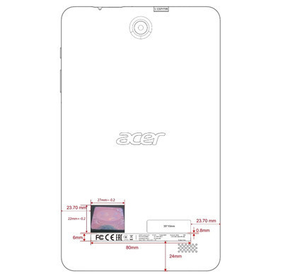 Iconia One 8 (2018) – первые сведения о бюджетном 8-дюймовом планшете Acer