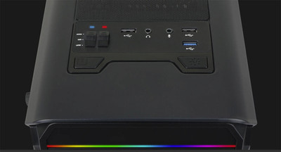 Aerocool Aero-500G RGB – компьютерный корпус со светодиодными лентами