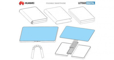 Huawei получила патент на складной смартфон