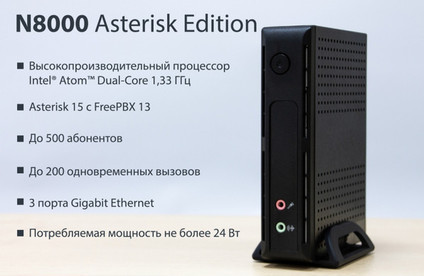 Стартуют поставки D-LINK IP АТС N8000 Asterisk Edition
