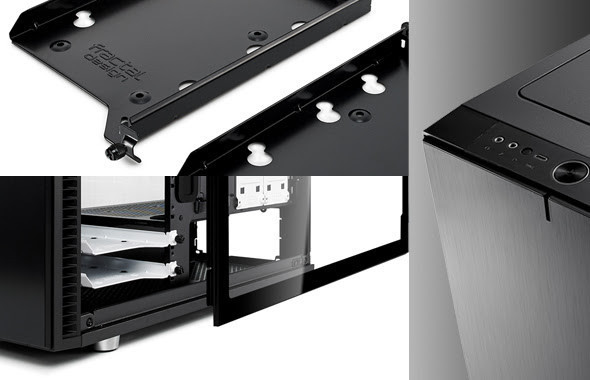 Корпус Define R6 - USB-C, панель из закаленного стекла и комплекты креплений