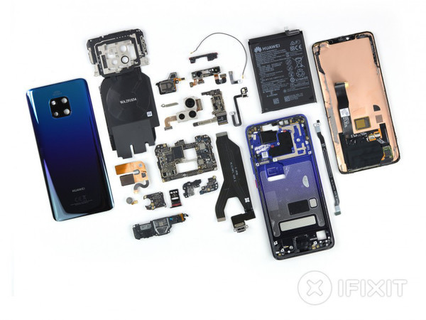 Huawei Mate 20 Pro – в iFixit оценили ремонтопригодность