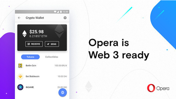 Opera выпускает первый Android-браузер с поддержкой Web 3
