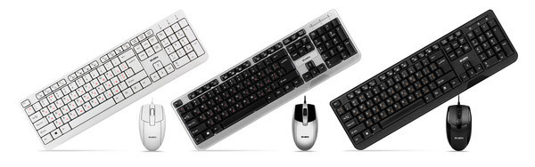 Новый комплект клавиатура и мышь SVEN KB-S330C