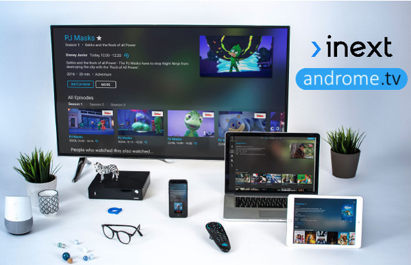 inext стал партнером androme.tv