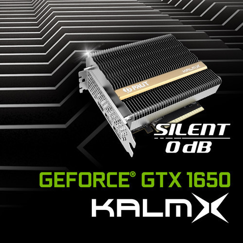 Palit представляет видеокарту GeForce GTX 1650 KalmX с пассивным охлаждением