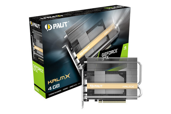 Palit сообщила о доступности видеокарты Palit GeForce GTX 1650 KalmX