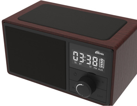 Радиочасы Ritmix RRC-880 с беспроводной зарядкой смартфонов