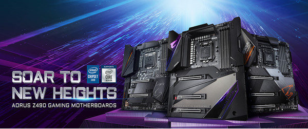 GIGABYTE представляет материнские платы AORUS Z490-серии