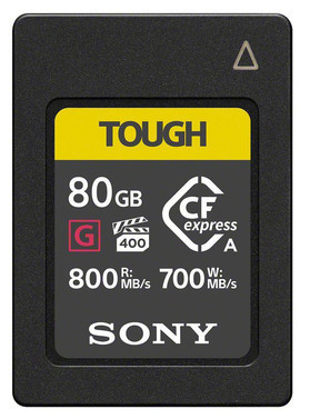 Sony представляет первые в мире карты памяти CFexpress Type A