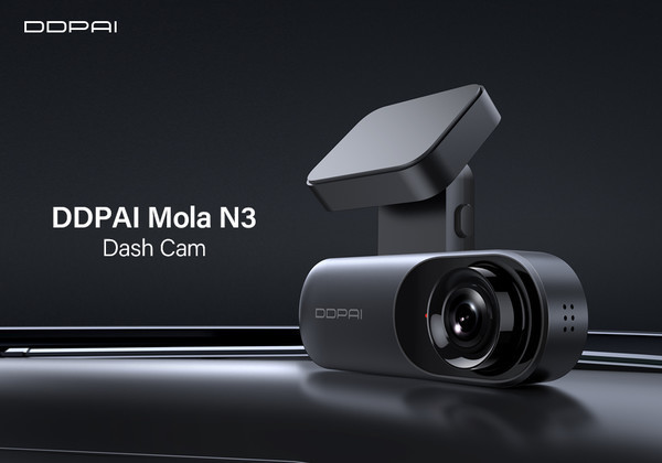 DDPai Dash Cam Mola N3 1600P HD GPS - компактный видеорегистратор с Wi-Fi