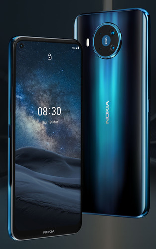 Представлен 5G-смартфон среднего уровня Nokia 8.3 с квадрокамерой