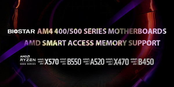 Платы Biostar на AMD B550 и X570 получили поддержку Smart Access Memory