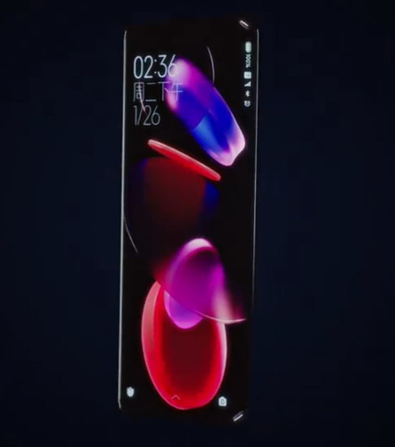 Xiaomi показала смартфон с экраном-водопадом