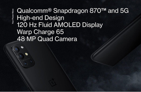 Вышел смартфон OnePlus 9R: Snapdragon 870, 120-Гц AMOLED и четыре камеры