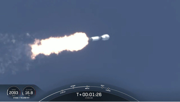 SpaceX вывела ещё 60 спутников Starlink и приближается к первоначальной цели